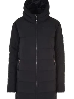 Confetti Longline Faux Down Jacket
