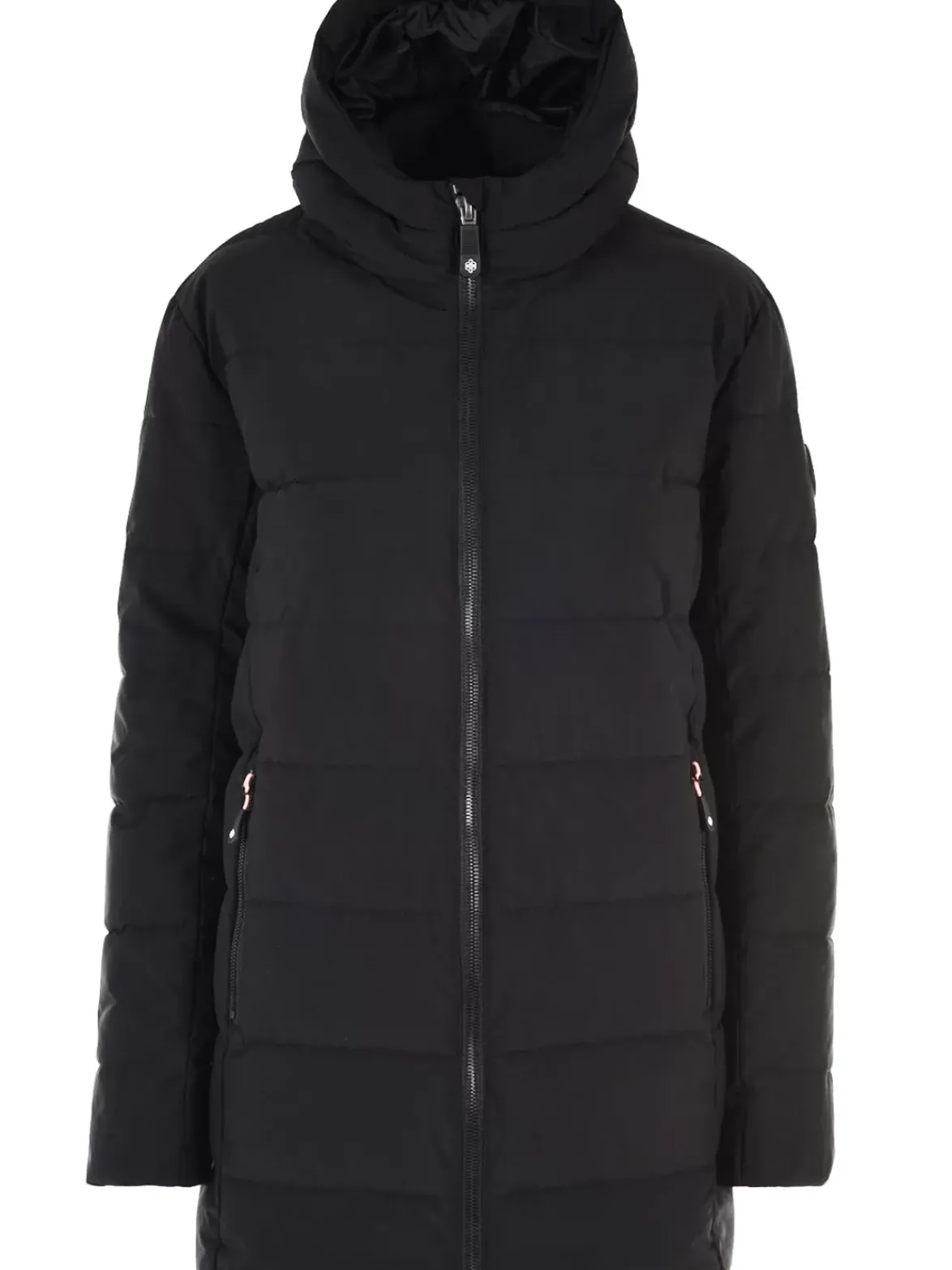 Confetti Longline Faux Down Jacket