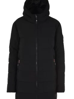 Confetti Longline Faux Down Jacket