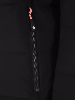 Confetti Longline Faux Down Jacket