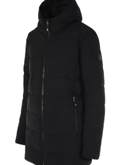 Confetti Longline Faux Down Jacket