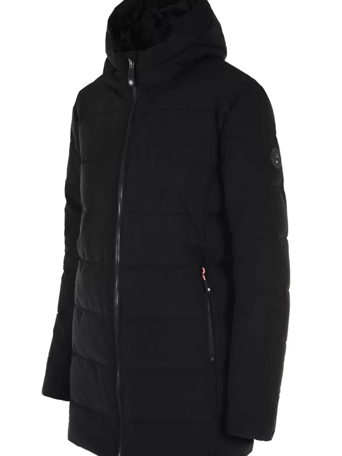 Confetti Longline Faux Down Jacket