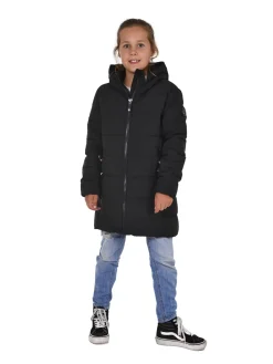 Confetti Longline Faux Down Jacket