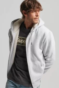 Superdry Borg Lined Zip Hood