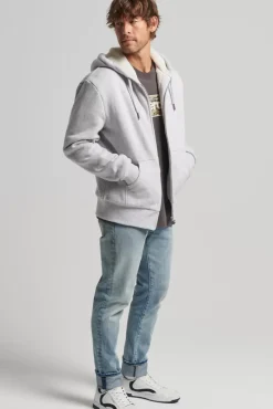 Superdry Borg Lined Zip Hood