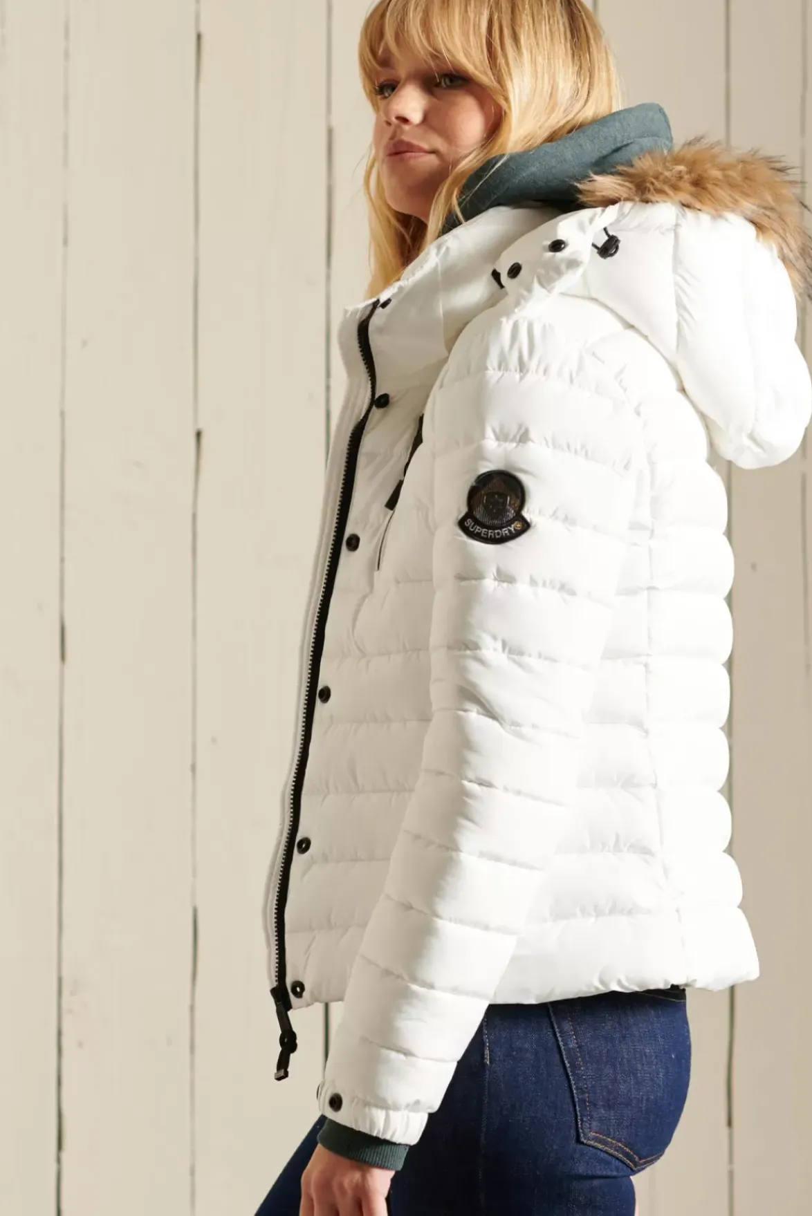 Superdry Classic Faux Fur Fuji Jacket