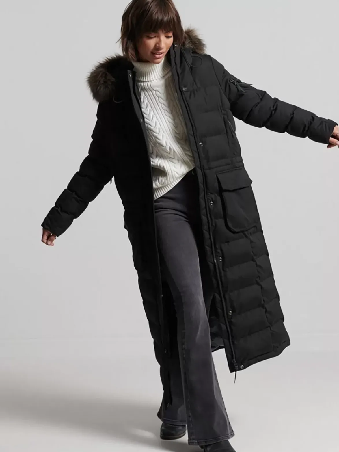 Superdry Mf Expedition Long Line Parka