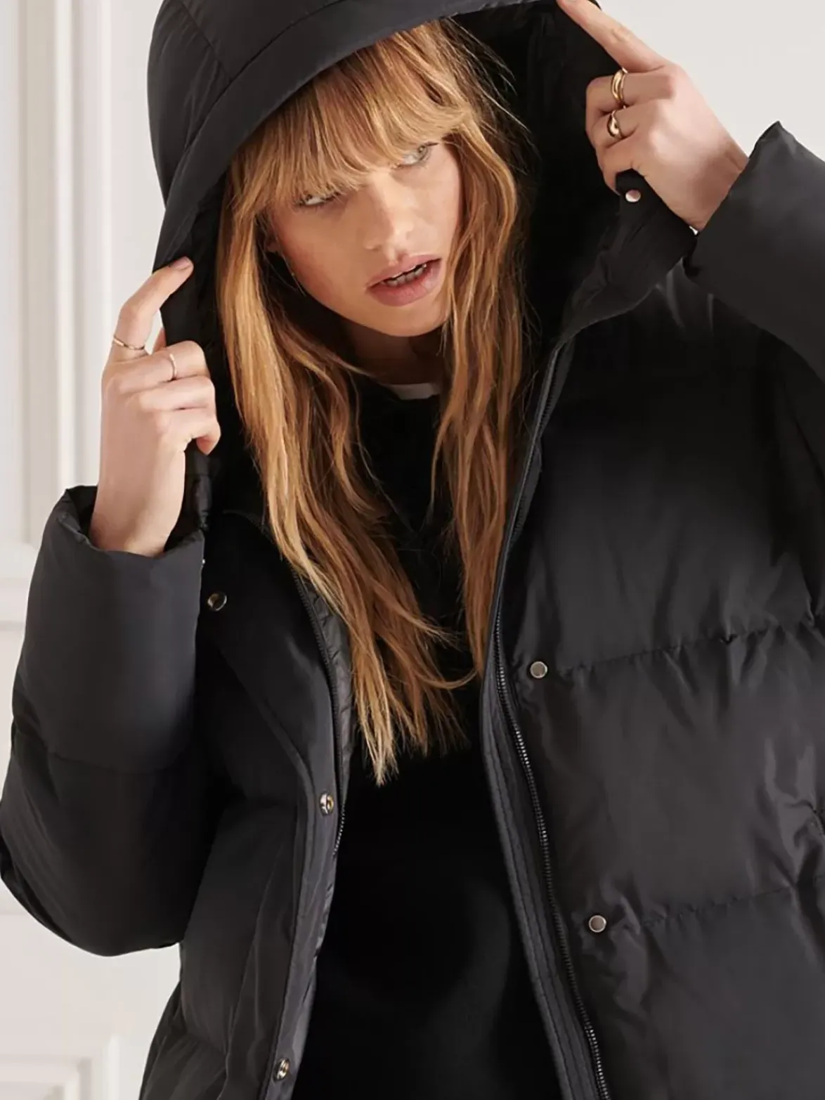 Superdry Studios Longline Duvet Coat