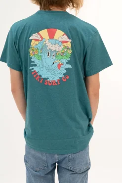 Tiki Party Wave Short Sleeve T-Shirt