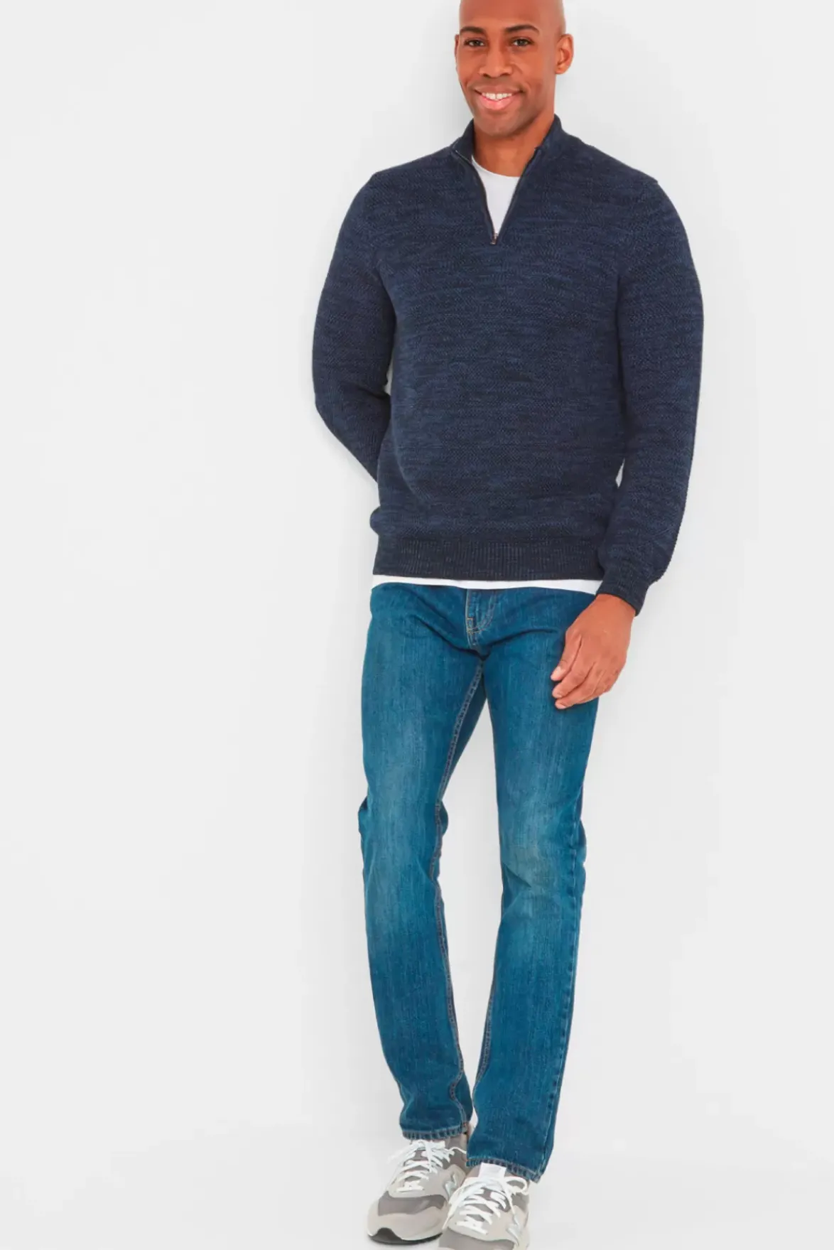 Tog24 Epson Zip Neck Jumper
