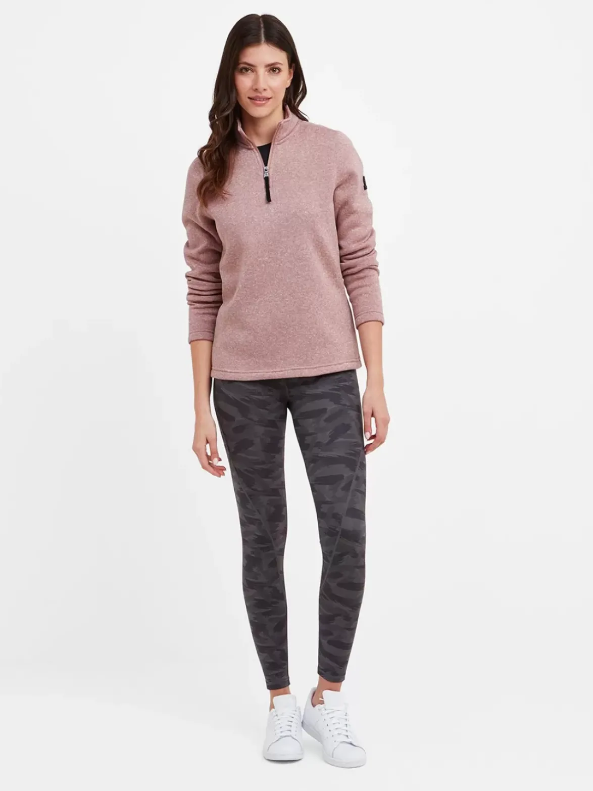 Tog24 Pearson Knitlook Fleece Zipneck