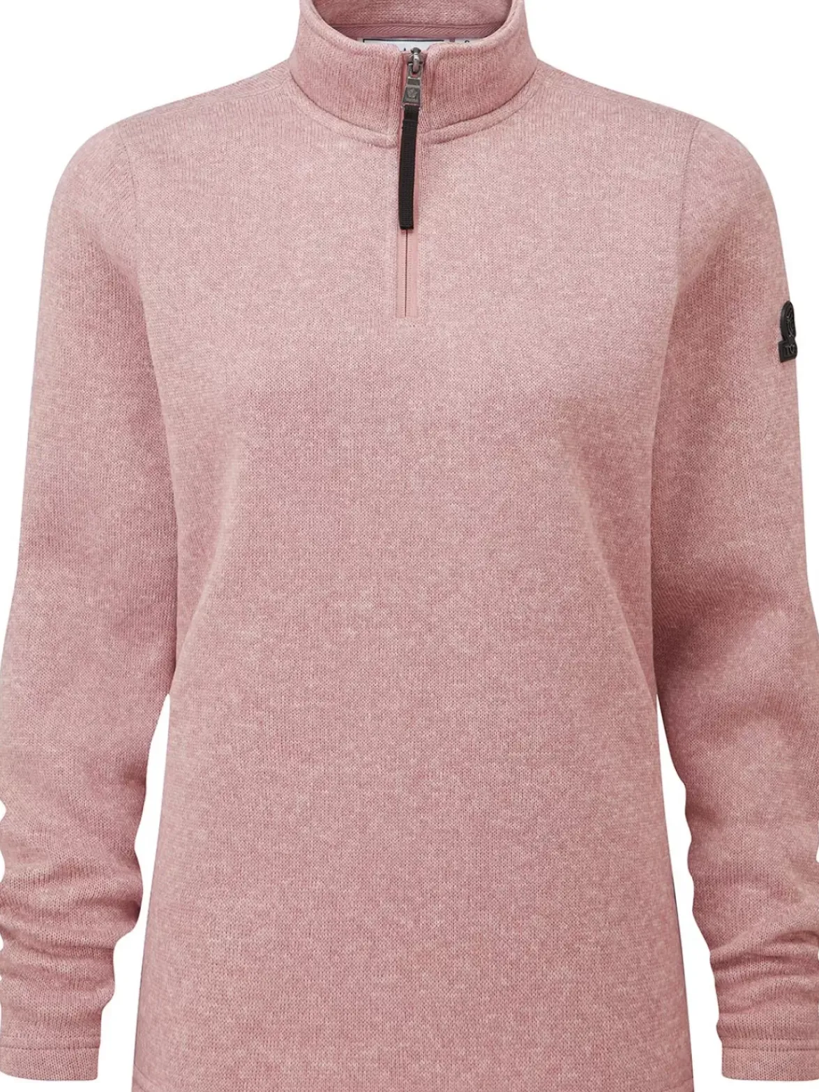 Tog24 Pearson Knitlook Fleece Zipneck